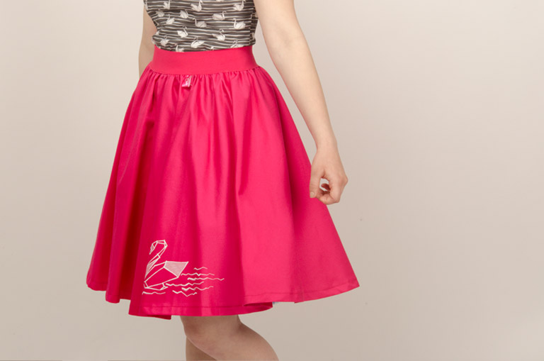 Emma - půlkolová sukně